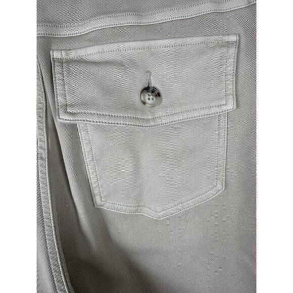 SPANX Stretch Twill Cropped Wide Leg size 2XL in Bone Beige Khaki Pants 20312R - Picture 6 of 9